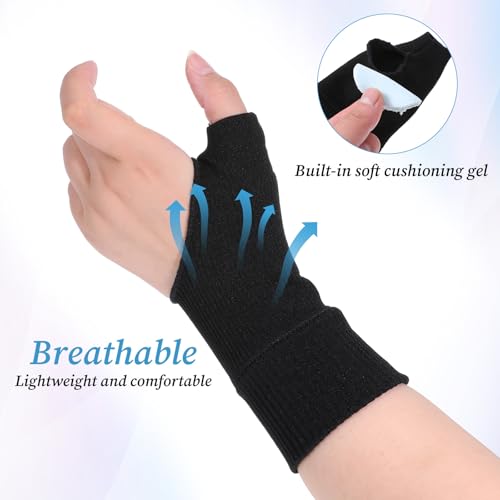 Compression Arthritis Gloves for Pain Relief - 2 Pcs Fingerless