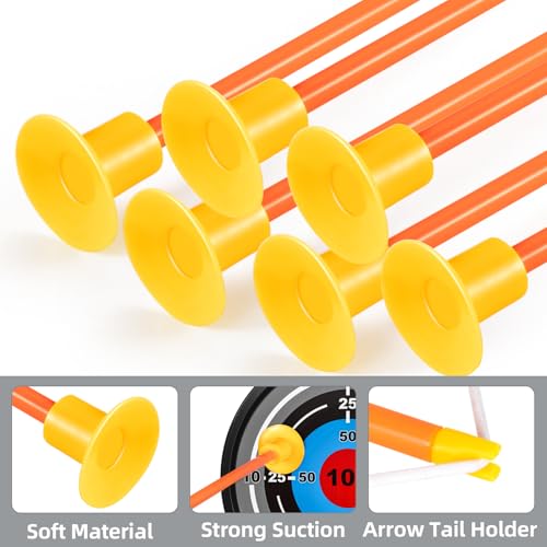 Kids Bow and Arrow Set - LED Light-Up Archery Toy with Target