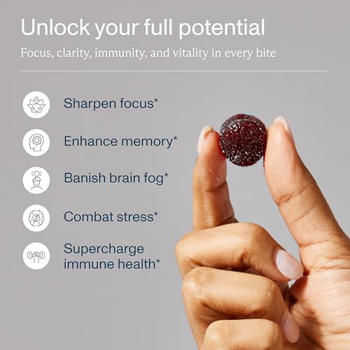 FOCL Lion's Mane Mushroom Gummies 30-count Pack of 30 – Brain & Immunity Support