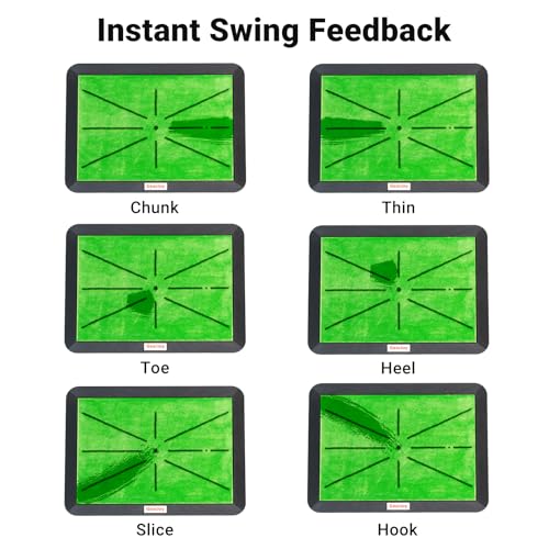 GearJoy Heavy Base Suede Golf Practice Mat for Backyard, Office & Garage—Premium Turf Training