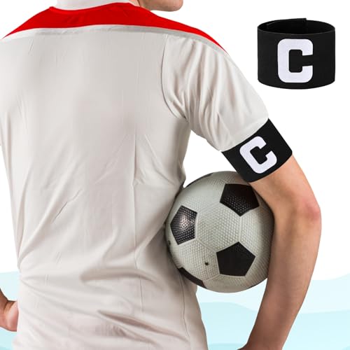 3PCS Captain Armband for Sports - Adjustable Elastic Nylon Strap
