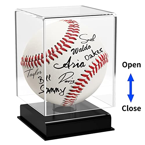 Baseball Display Case - UV Protected Acrylic Cube for Memorabilia