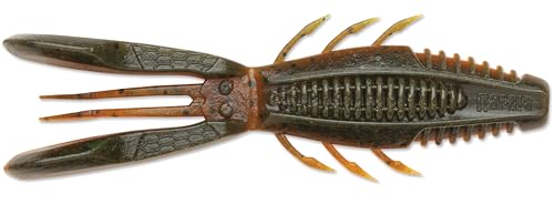 CrushCity Bronco Bug Soft Plastic Bass Lure - Bama Craw / 4"
