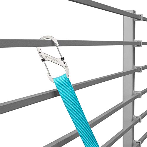 Stainless Steel Dog Leash Carabiner Clip - SlideLock Pet S-Biner