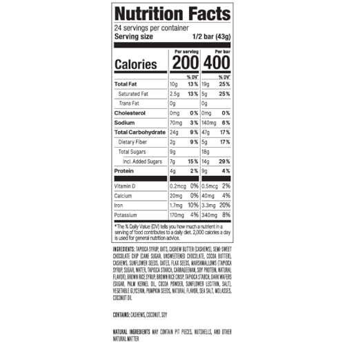 PROBAR MEAL Bar S'mores - Plant-Based Gluten-Free Vegan Meal Replacement, 12 Count