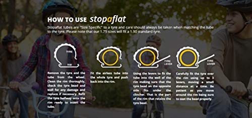 Stop-A-Flat Puncture Proof Bicycle Inner Tube 20 x 2.125 - No Flats