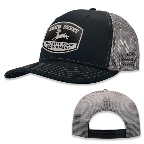 John Deere Moline Fit Hat - One Size Black Baseball Cap