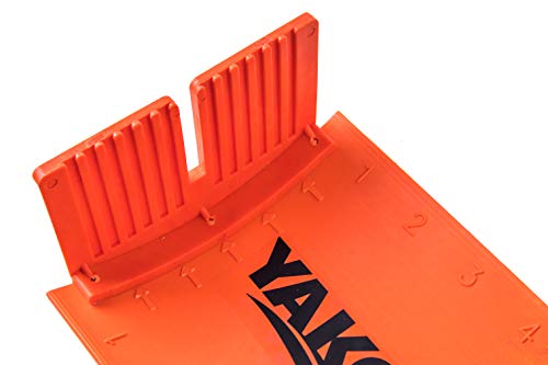 YakGear Fish Stik Folding Fish Ruler - Orange, 36-inch Measuring Stick for Fishing