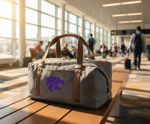 Kansas State Duffel Bag - Durable Overnight Travel Bag