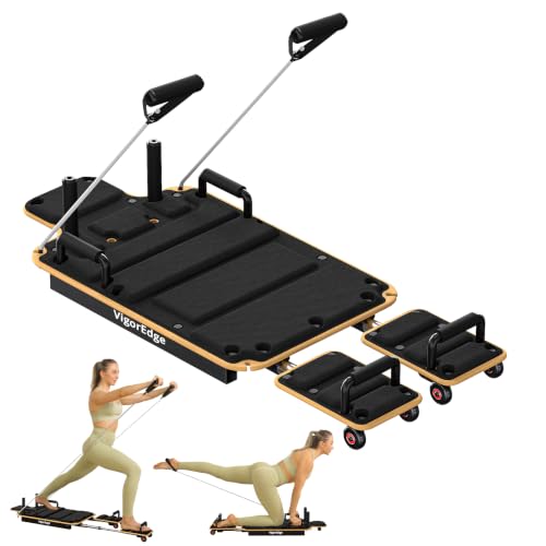 Pilates Board Reformer for Home Workout - Black