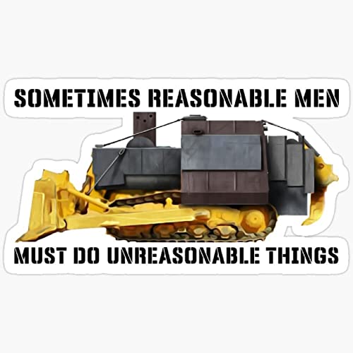 Killdozer Vinyl Sticker Set - 2 Pcs Self-Adhesive Heavy Machinery Decal