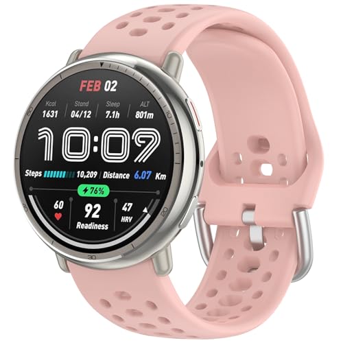 Silicone Replacement Strap for Amazfit Active 2 - Pink