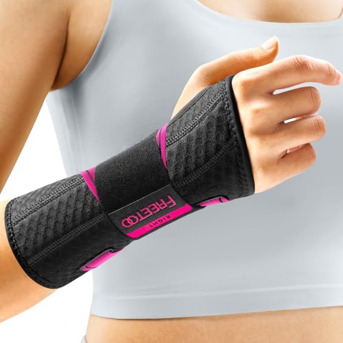 Carpal Tunnel Wrist Brace for Pain Relief - Adjustable Support, Right Hand, S/M