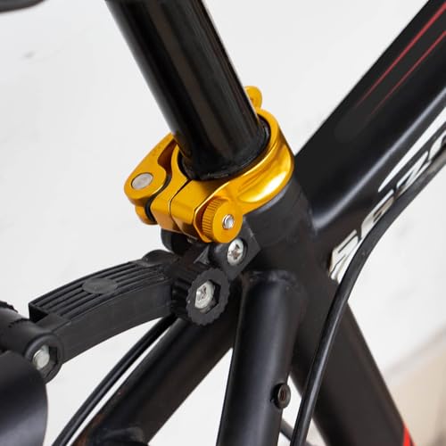Bicycle Quick Release Seatpost Clamp - 28.6mm - Yellow