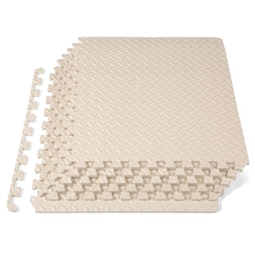 ProsourceFit 1/2-Inch Interlocking EVA Foam Puzzle Mat for Home Gym & Kids Play