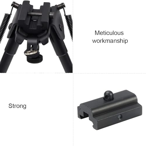 Quick Detach Bipod Adapter for Picatinny Weaver Rail - Aluminum