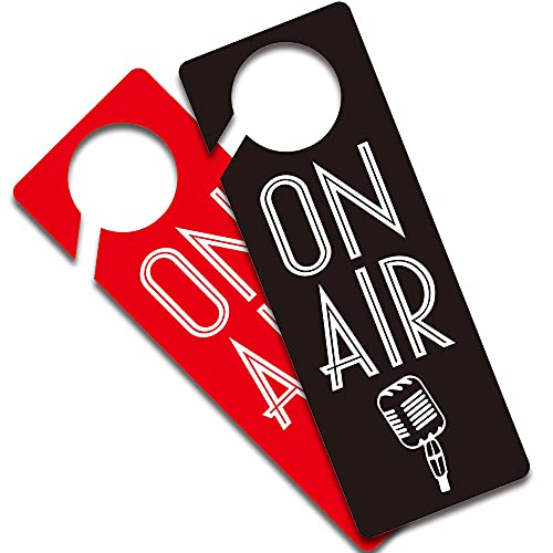 Do Not Disturb Door Hanger Sign - 2 Pack Double-Sided PVC