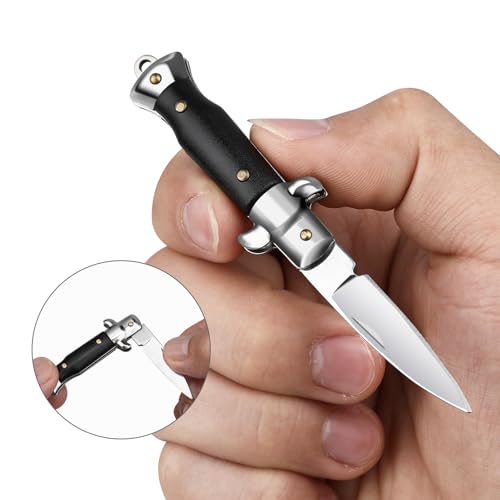 Small Pocket Knife - Black Utility Folding Knife for Everyday Use