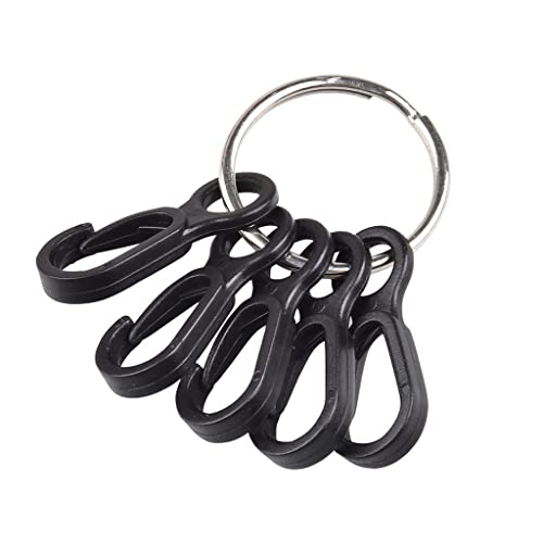 10 Pack Plastic Snap Clip Hooks - Durable Outdoor Accessories