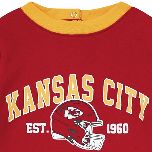 NFL Baby Boy Short Sleeve Romper with Team Logo