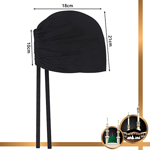 2 Pcs Non-Slip Hijab Undercap for Women - Ties Included