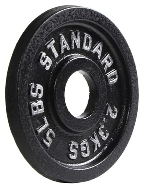Aurorafy Cast Iron Olympic 2 Inch Weight Plate for Weightlifting and Strength Training, Multiple Weights Available, 45LB Set (2.5LB 5LB 10LB)