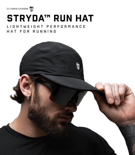 Lightweight Reflective Running Hat for Men and Women - Breathable Moisture-Wicking Cap