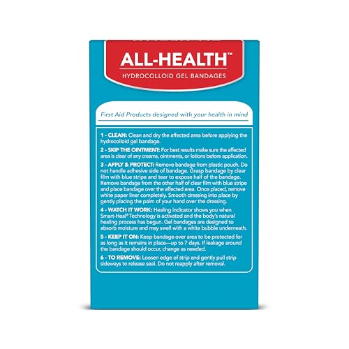 Hydrocolloid Gel Bandages for Fingers & Toes - 8 Count
