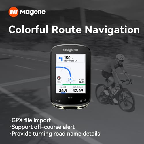 Wireless GPS Bike Computer with 2.4" Color Screen - C506 SE