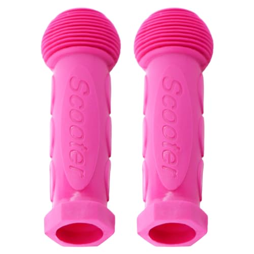 Kids Scooter Handle Grips - Pink Replacement Handlebars, 2-Pack