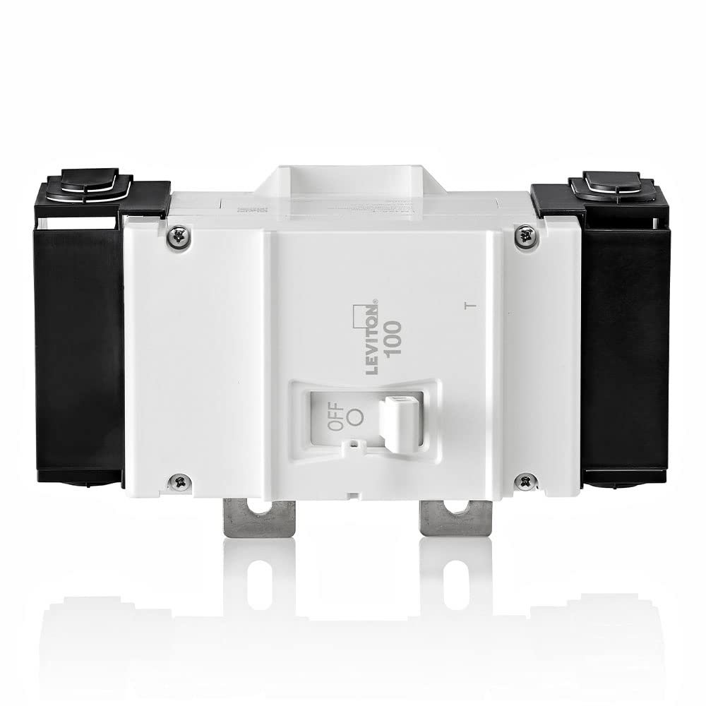 Leviton 100A 2-Pole Main Circuit Breaker, LM100-T, White