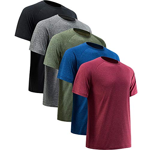 Men's Quick Dry Workout T-Shirt - Moisture Wicking & Breathable