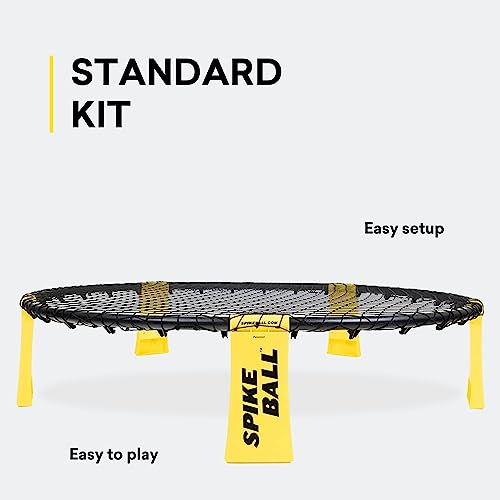 Spikeball Standard Kit - 1-Ball Game Set for Outdoor Fun