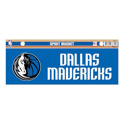 Dallas Mavericks 4x10 Team Spirit Magnet - Vinyl Sports Decal