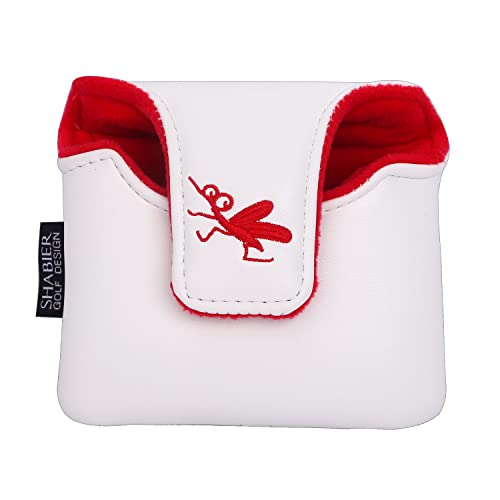 SHABIER White Spider Large Mallet Headcover for TaylorMade MySpider X & Tour Putter