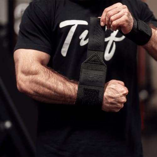 Wrist Wraps for Weightlifting & Powerlifting - 16 Inch Black Out