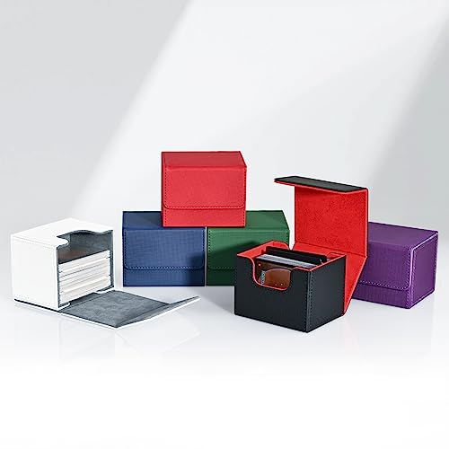 Magnetic Card Deck Box for 120+ Trading Cards - Black