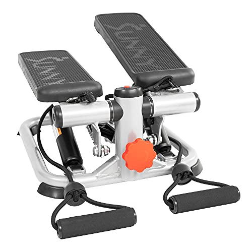 Mini Stepper with LCD Monitor & Adjustable Height - Grey
