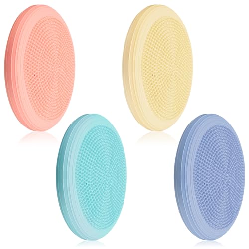 Wobble Cushion Set - 4 Inflatable Sensory Balance Discs for Kids