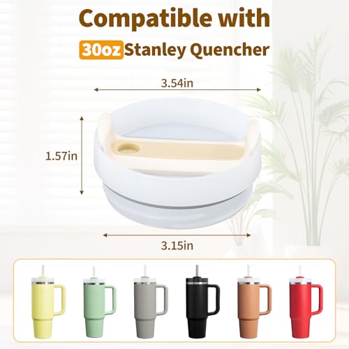 30oz Tumbler Replacement Lid - BPA-Free, Spill-Proof, Straw-Compatible