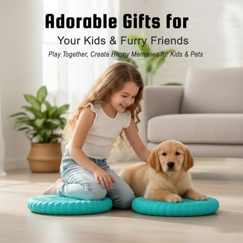 Wobble Cushion Balance Disc - Extra Thick Non-Slip, Turquoise