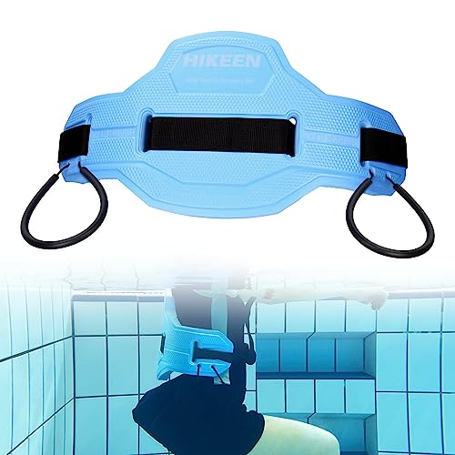 Swim Floating Belt with Fixing Straps - Regular Size Blue