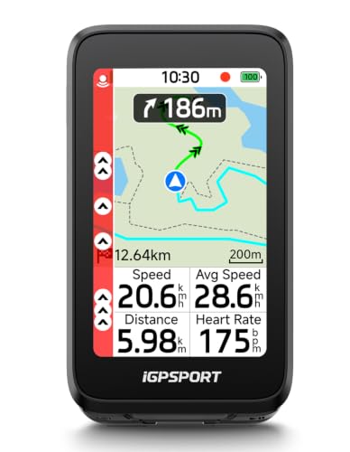 BiNavi Air GPS Bike Computer - 3.0'' Touchscreen Navigation