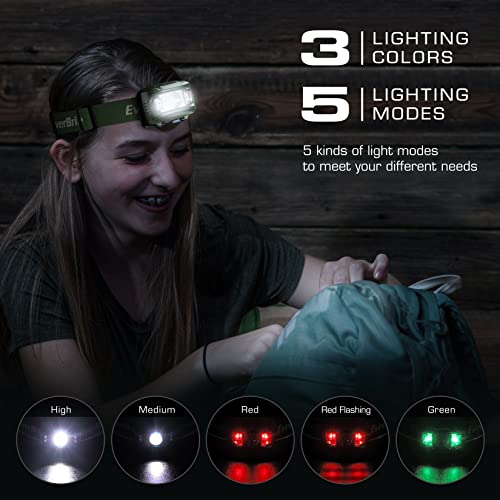 LED Headlamp 5-Pack - Multicolor, 300 Lumens, 5 Modes