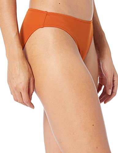 Amazon Essentials Women's Classic Full Coverage Bikini Swimsuit Bottom – X-Small Terracotta