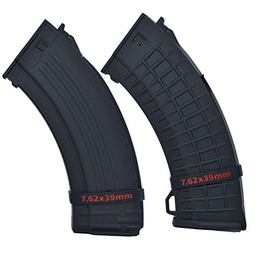 7.62x39mm Magazine Marking Bands - 12 Pack Black/Red
