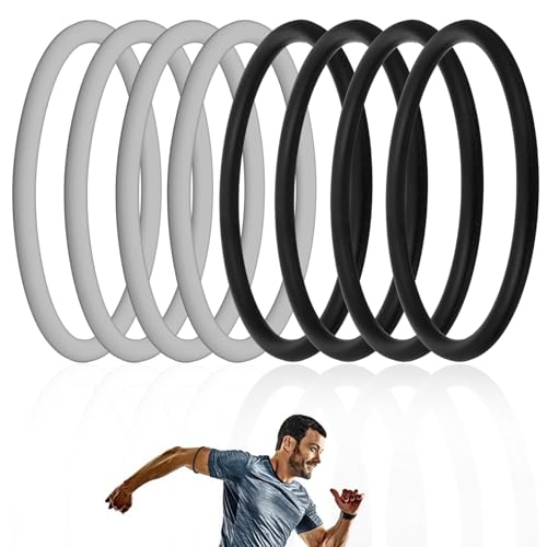 Patellar Tendon Support Straps - Silicone Knee Pain Relief Bands - 8 Pack