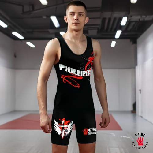 Performance Wrestling Singlet for Men & Youth XXS / Red 51-70 lbs. | MMA Gym Training