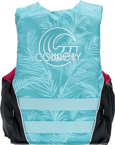 Connelly Watersports Life Vest - Small Turquoise USCG Approved Comfortable & Adjustable