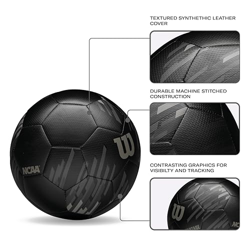 NCAA Vantage Soccer Ball - Size 4, Black